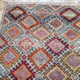 Old Berber carpet from the 1960 Morocco average atlas 213x160cm