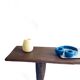 Senoufo vintage slim coffee table l: 110cm – handmade solid wood bench