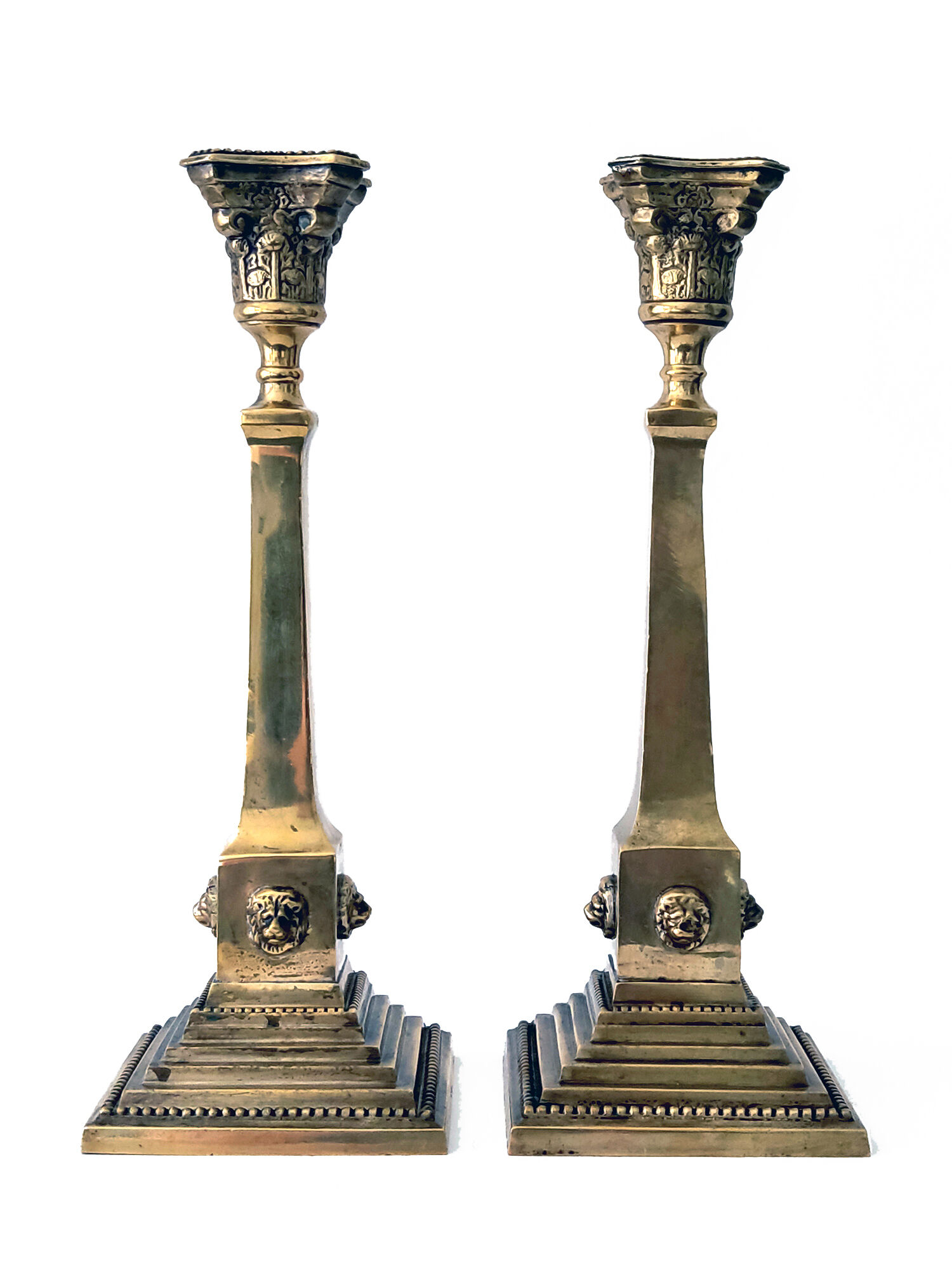 Victorian style candlestick set