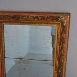 Mirror Louis XVI gilded wood ice old 109x128cm