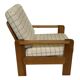 Vintage armchair set of 2 pinewood pine 70s design