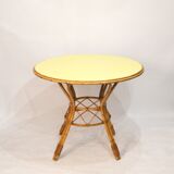 Rattan dining table
