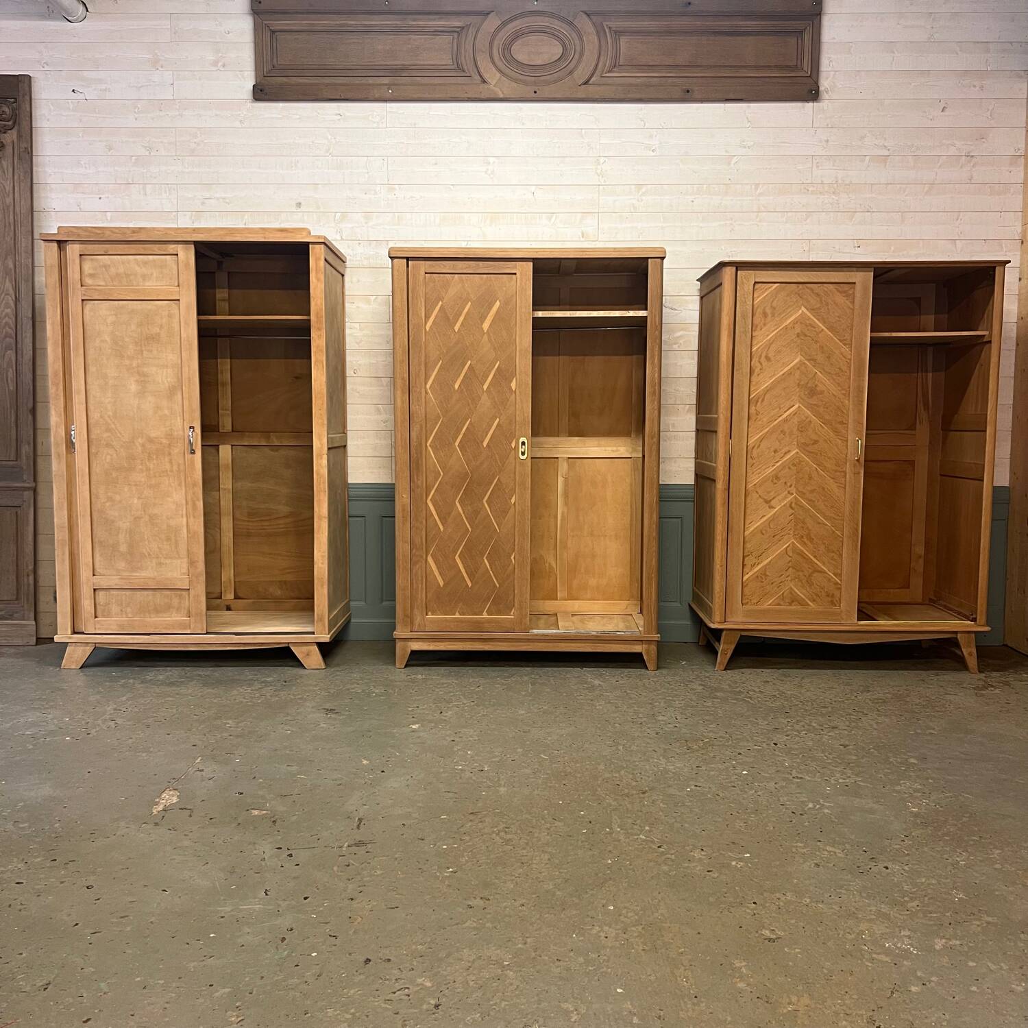 Vintage sliding wardrobe, removable