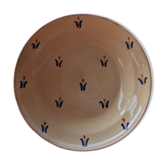 Blue flower dish