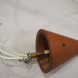 Retro wood suspension and cone/vintage rope