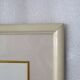 Off-white wooden frame for 242 x 300 mm subject