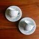 Bavaria, 2 coffee cups, 80s sandstone cups, West Germany