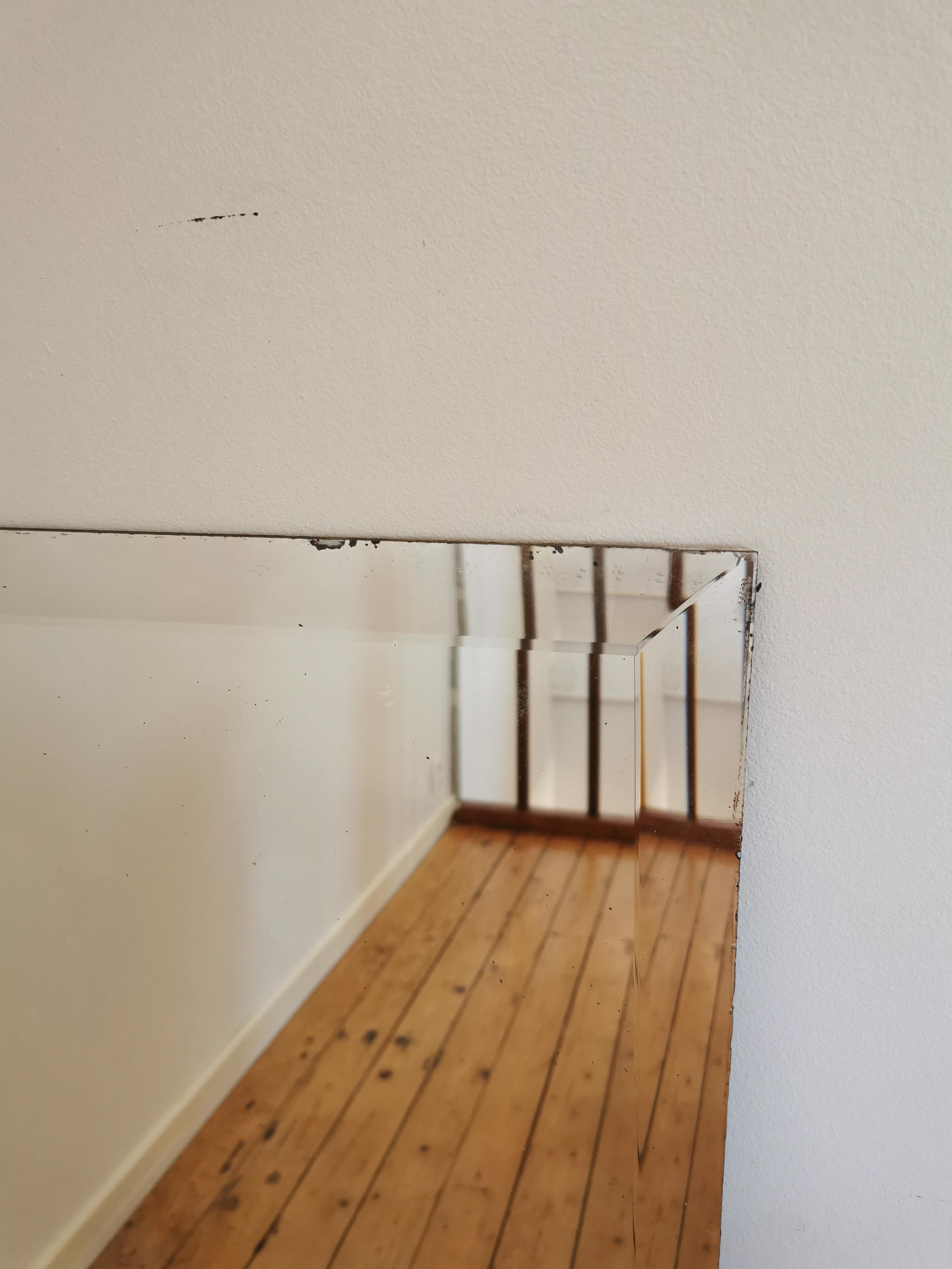 Art Deco beveled mirror