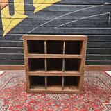 Wooden locker storage bench