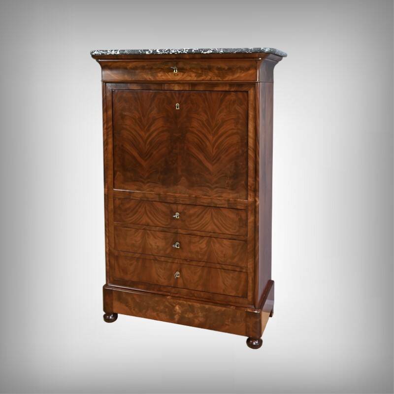 Mahogany and Burl Mahogany Secretary, Restoration Period – Part 1 X