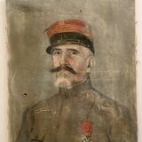 Portrait oil XIX ieme