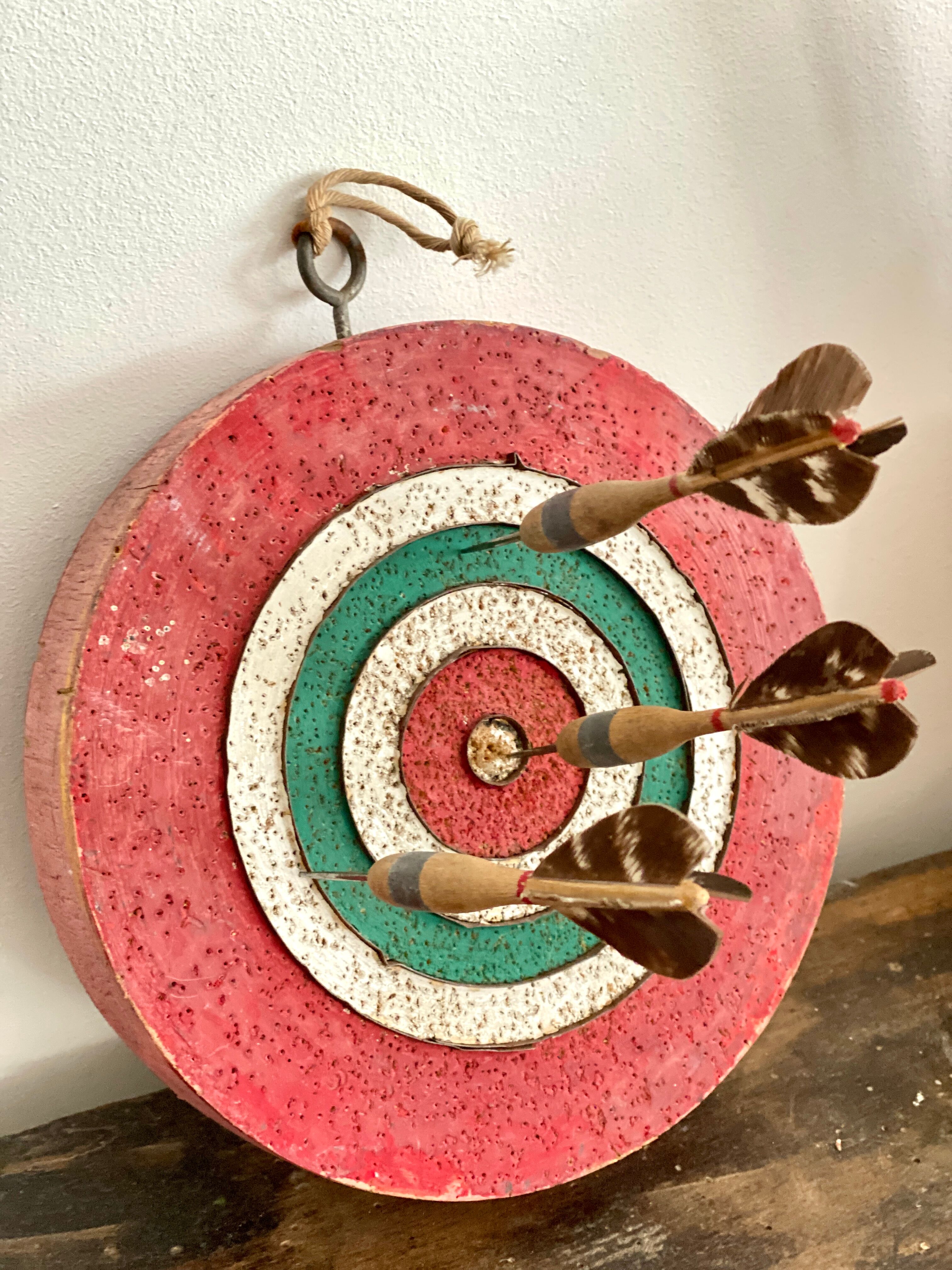 Old vintage darts game