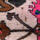 Vintage Turkish Rug 131x87 cm shabby carpet Kars Region Small