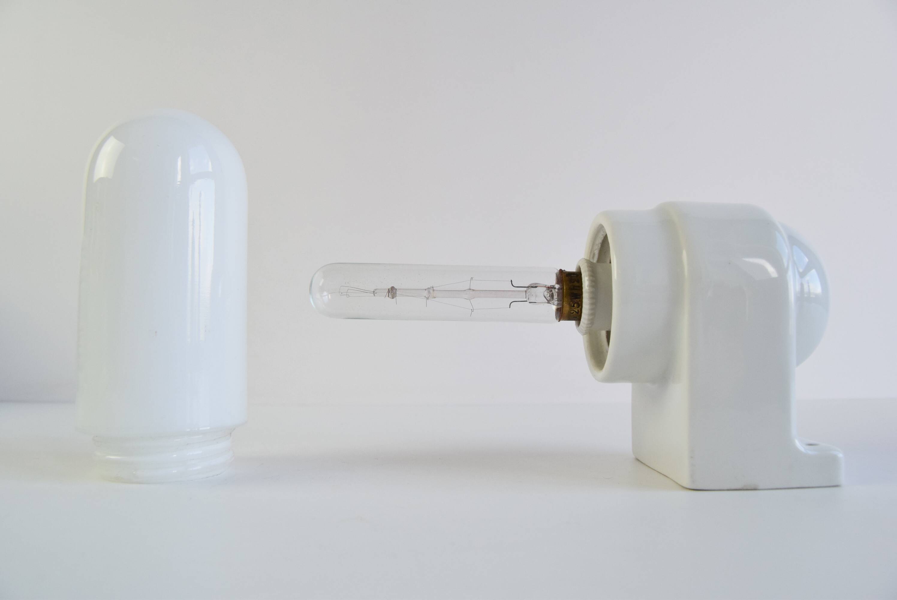 Mid-century ceramic wall lamp