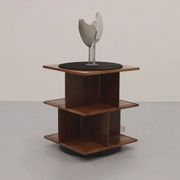 Gianfranco Frattini revolving modular bookcase model 823, 1963 Italy
