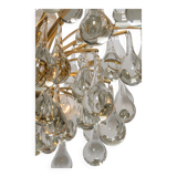 Murano glass drop-shaped chandelier, Christoph Palme, Germany, 1970s