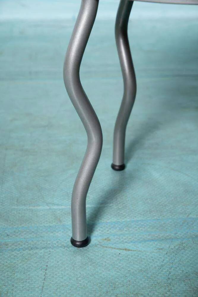 Vintage 90s Ikea zigzag space age stool