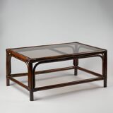 Table de salon en rotin