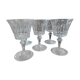 Série de 5 verres à eau en cristal de Baccarat