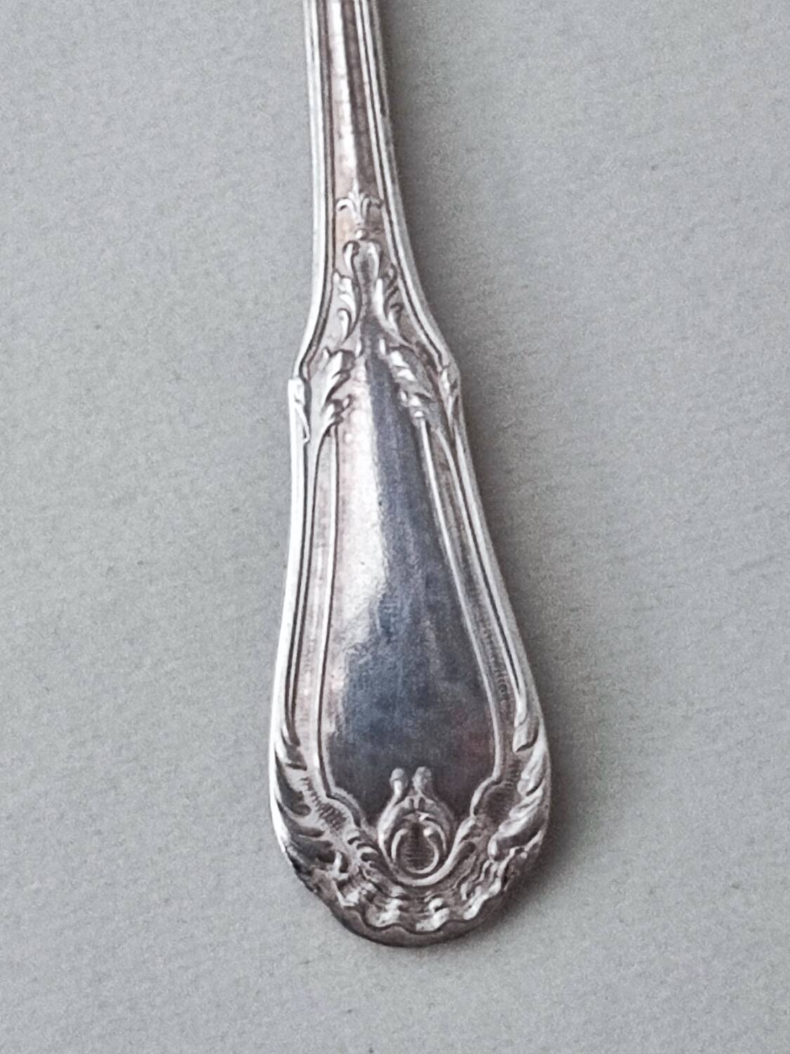 12 silverplated cake forks