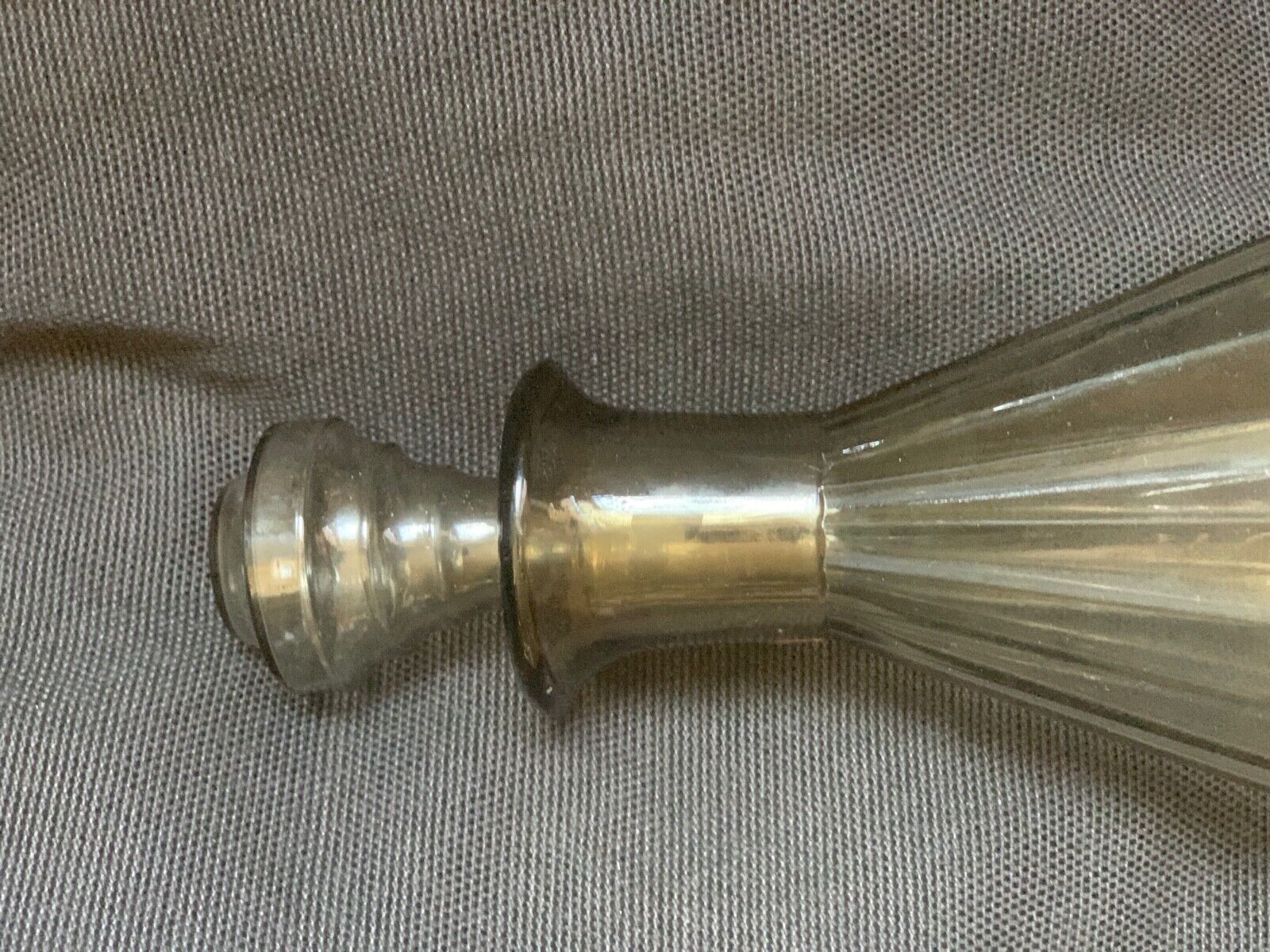 Black carafe, Art Deco, glass