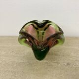 Mid century Murano glass bowl , 1970s