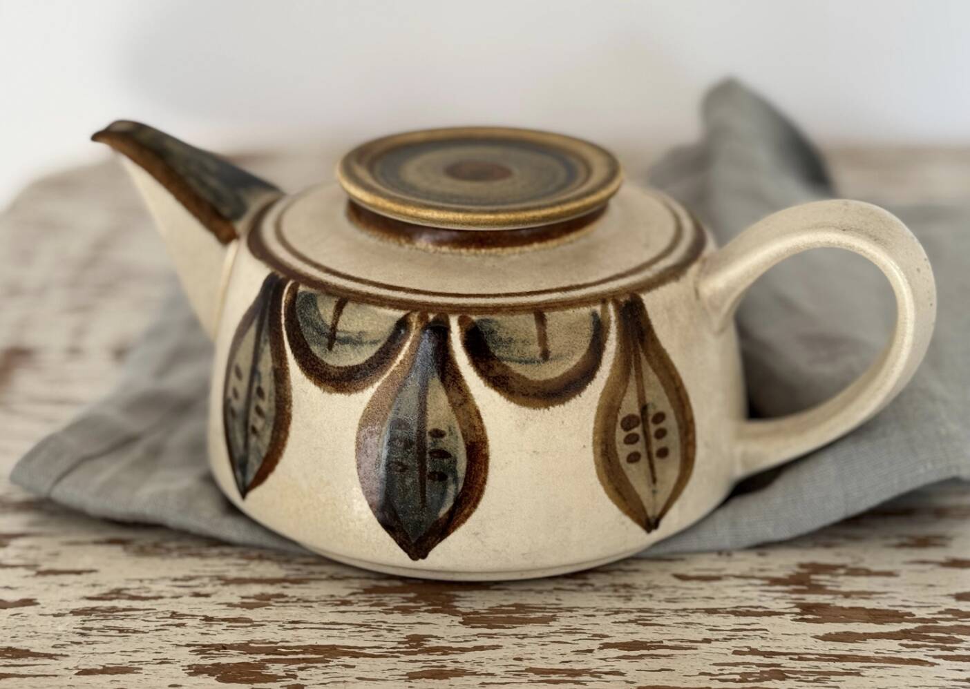 Noomi Backhausen /Søholm Teapot: Danish Mid-Century Stoneware