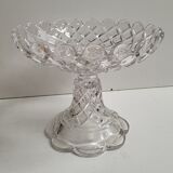 Standing crystal dish