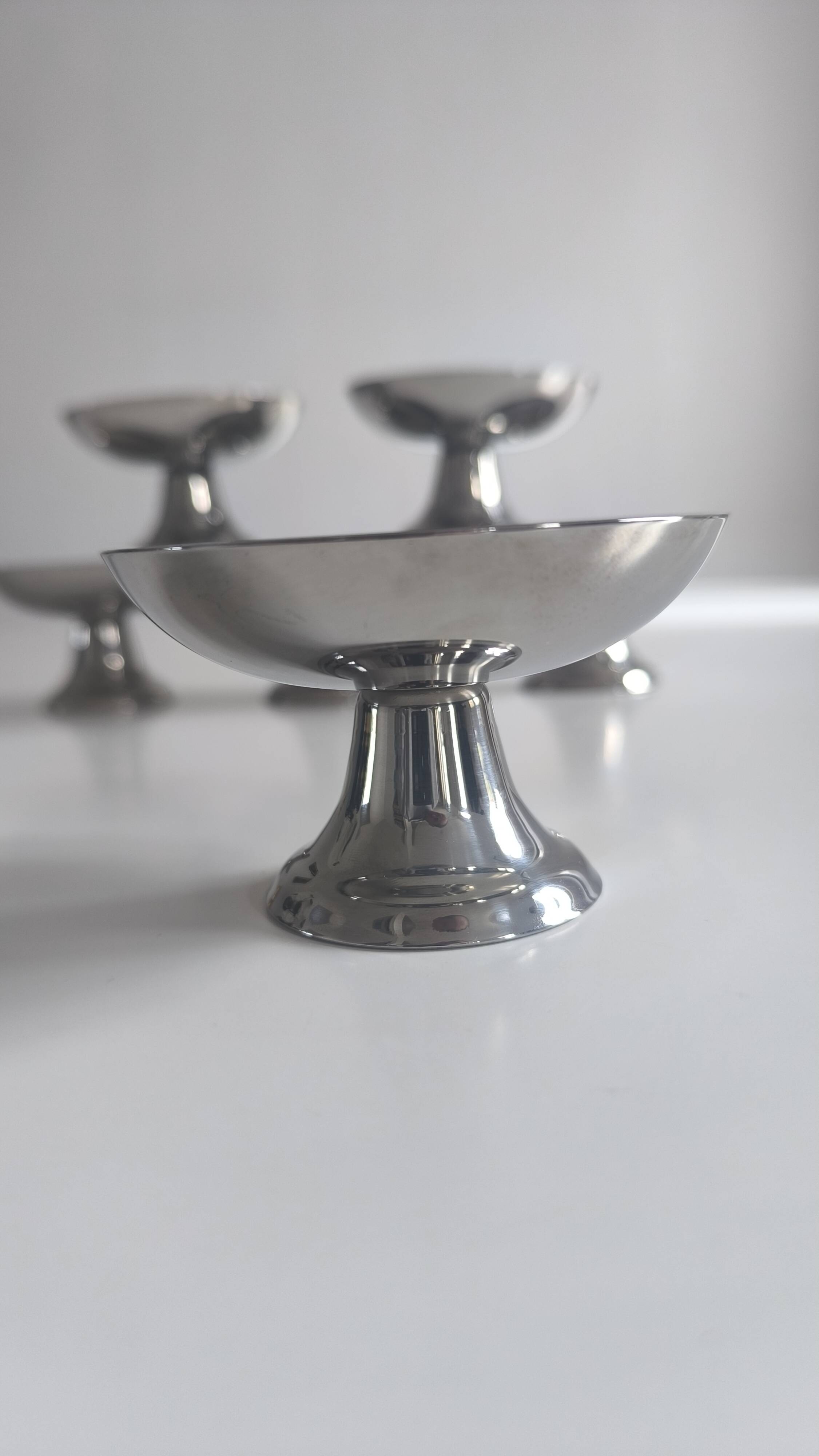 Set de 6 coupes à glace en inox 18/10