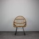 Rattan Lounge Chair by Uluv for Alan Fuchs, Czechoslovakia, 1960s