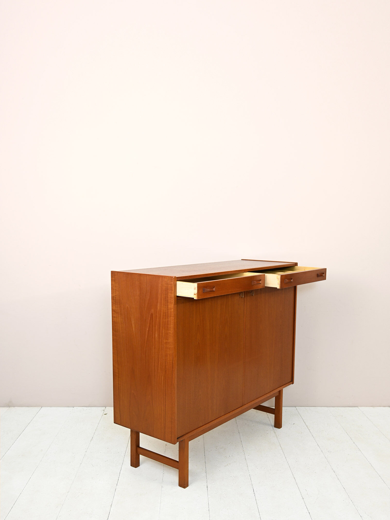 Vintage Scandinavian sideboard with drawers