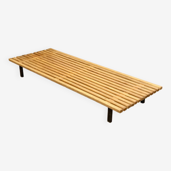 Vintage Cansado bench seat by Charlotte Perriand, 1954