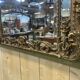 Large Louis XV style mirror with side panels, late 19th century