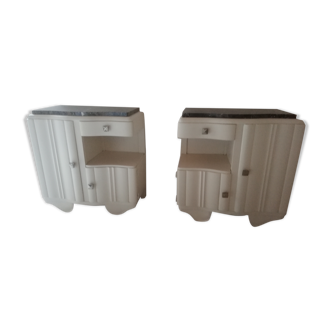 Set de 2 chevets art déco