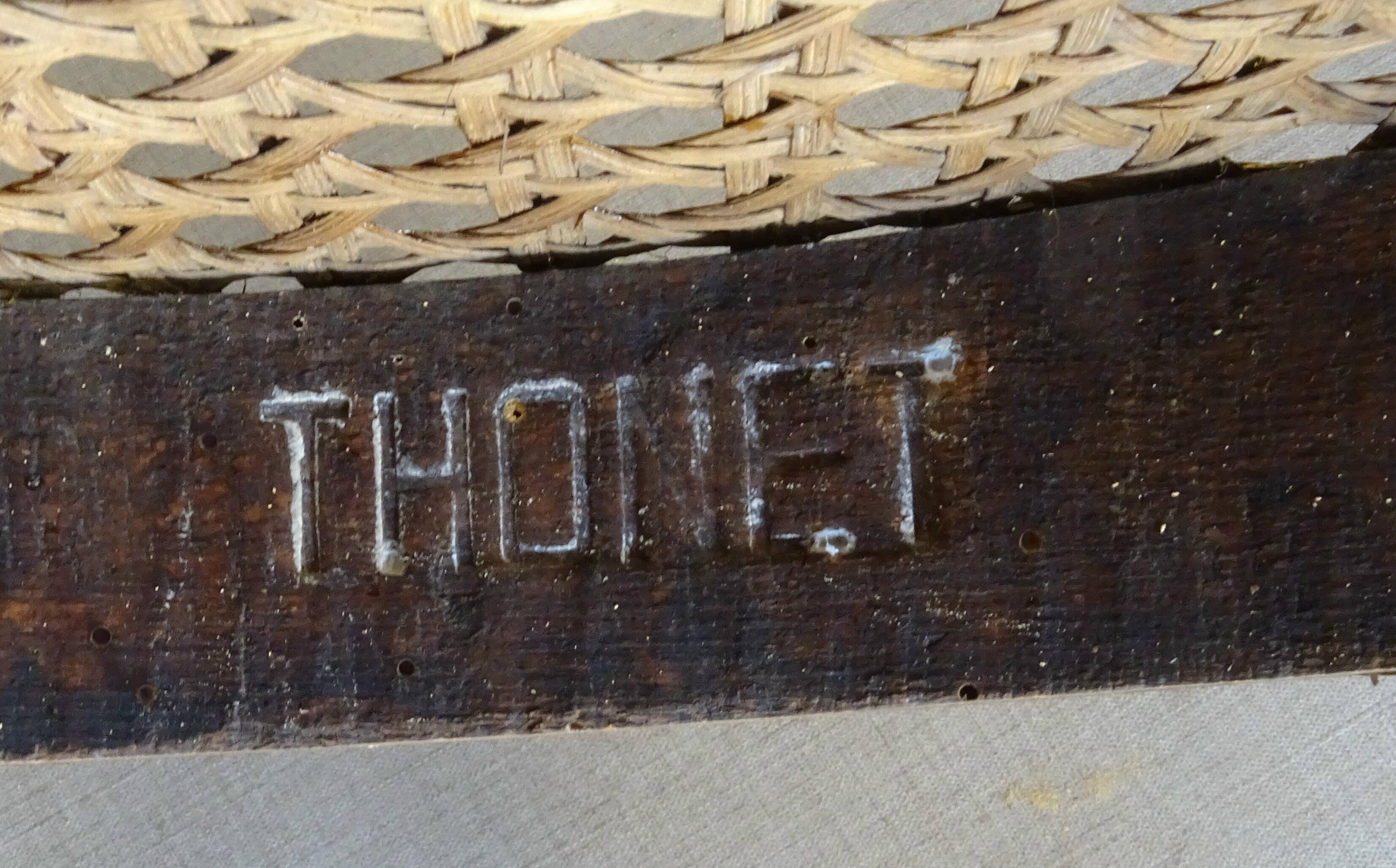 Nanny chair No. 14 Thonet 1875, original caning