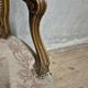Vintage Louis XV style carved armchair with floral upholstery, 20th century, 90 × 58 cm