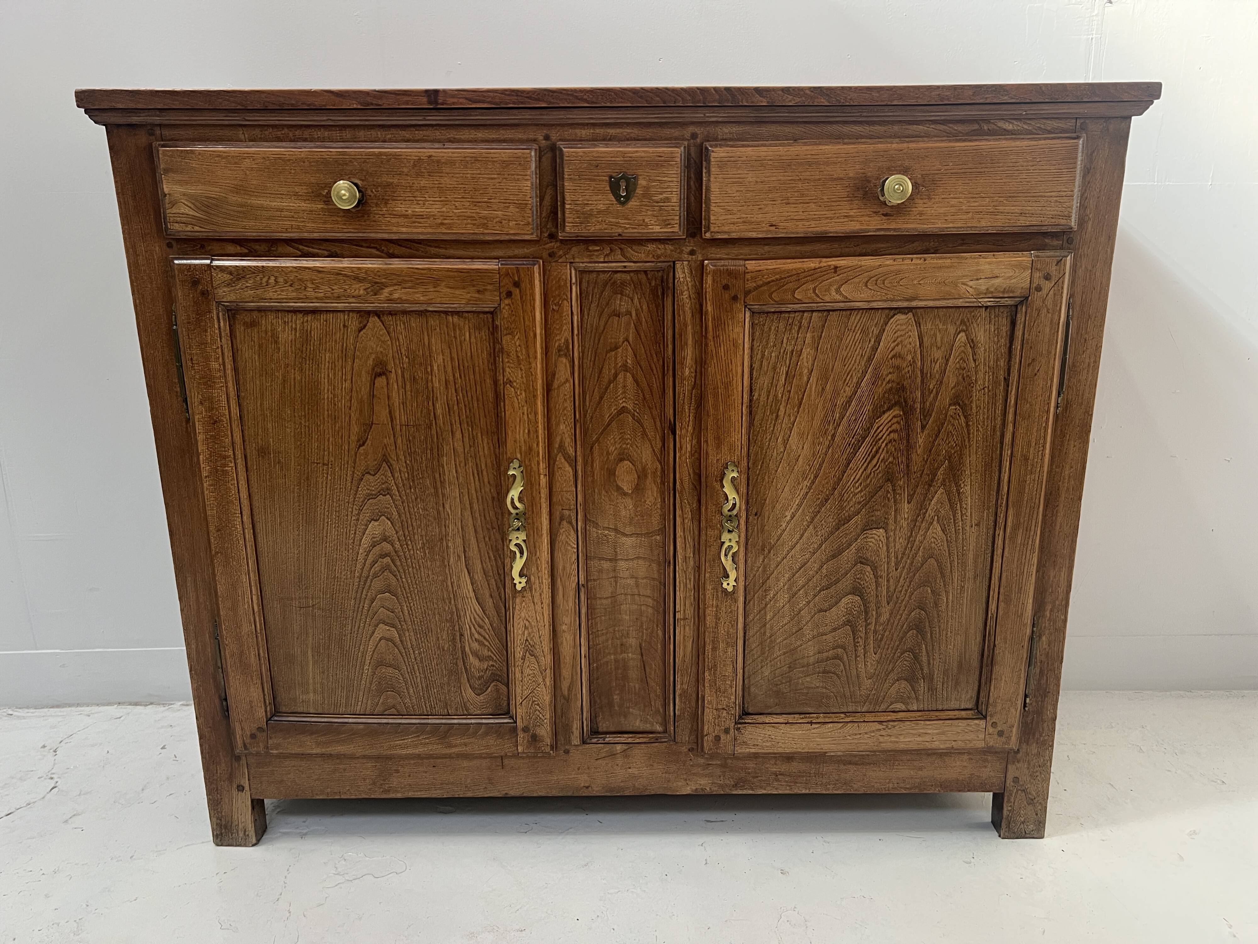 19th-century solid ash Parisian buffet