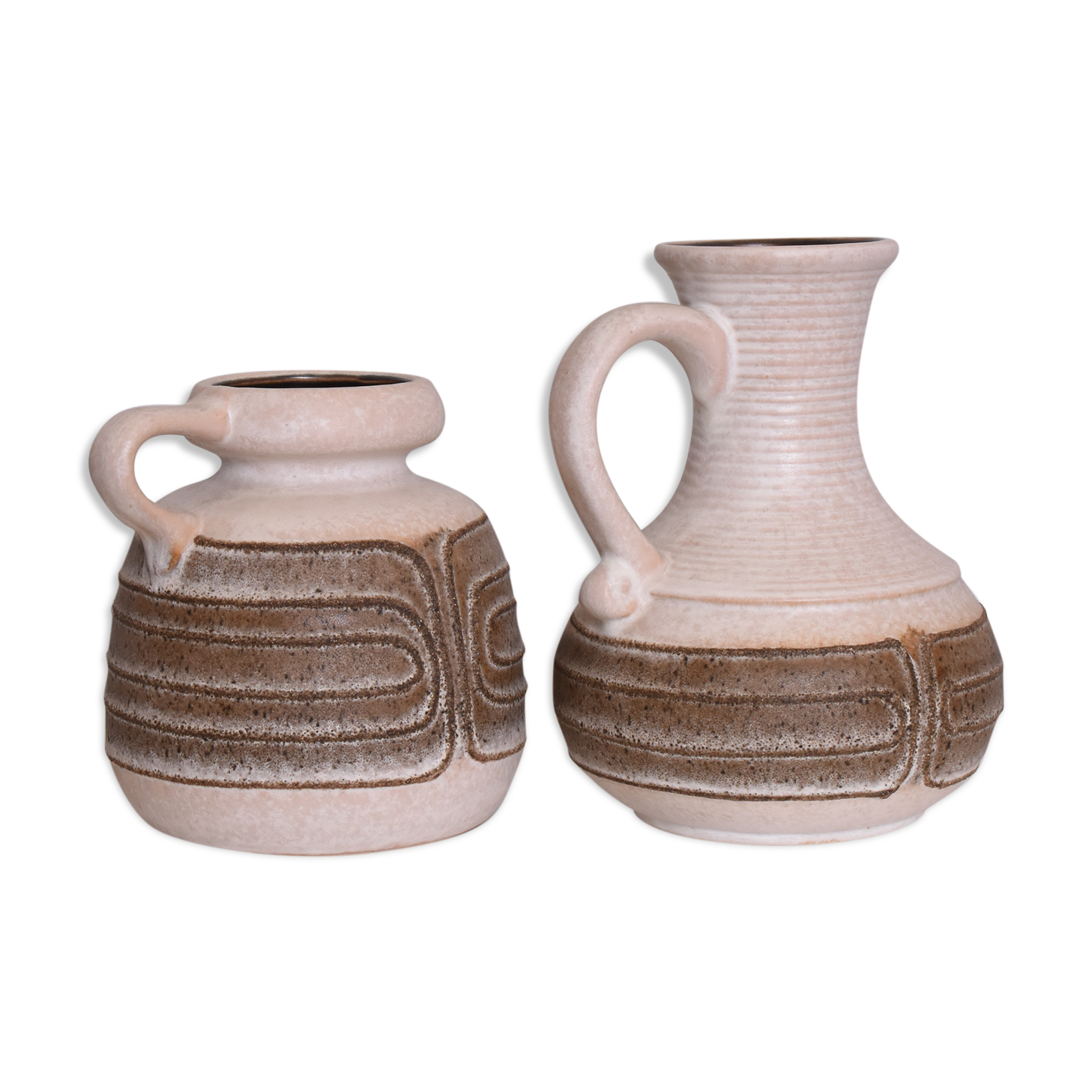 Pair of Vases, Veb Haldensleben, Germany, 1970s
