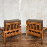 Pair of Scandinavian armchairs by Erik Wørtz for Möbel-Ikea, 1960
