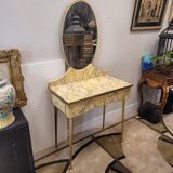 Art Deco dresser, parchment, mid-century, 50s – Italy