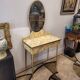 Art Deco dresser, parchment, mid-century, 50s – Italy