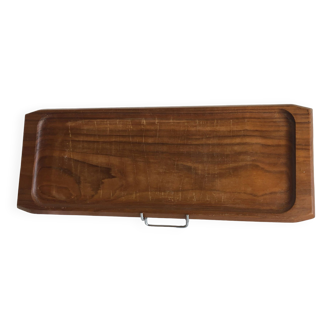 Scandinavian design teak serving tray