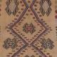Vintage Turkish hallway rug 52x457 cm
