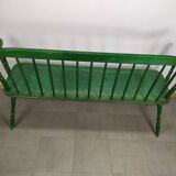 Former wooden bistro bench