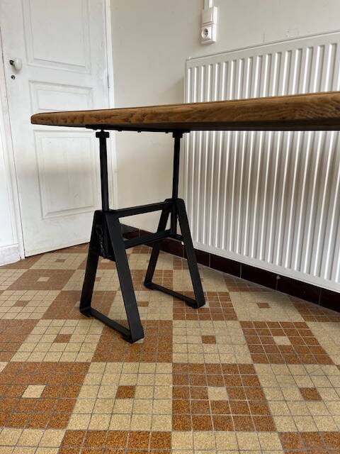 Console pieds métal