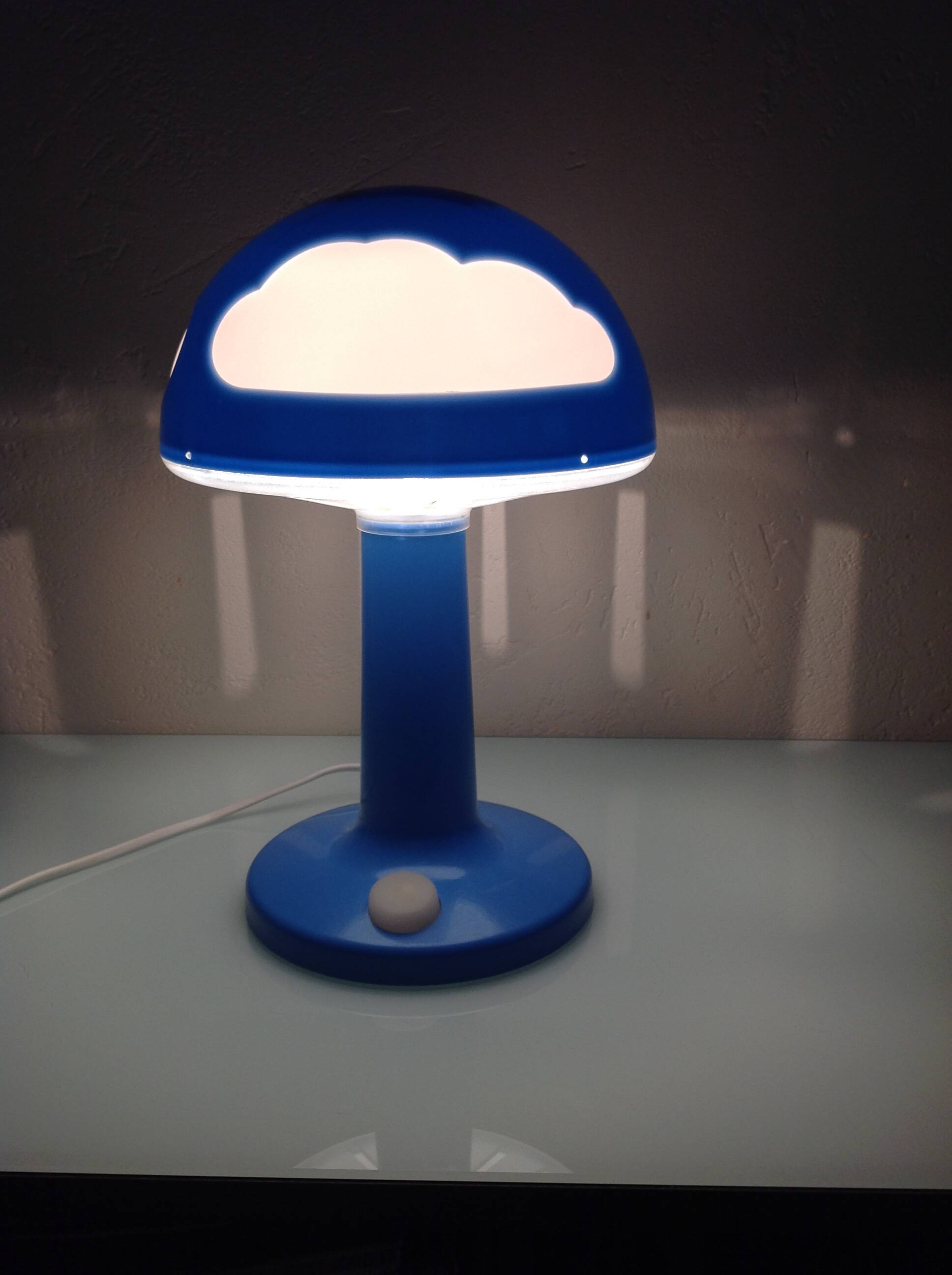 Blue Skojig cloud lamp by Ikea / vintage 80s-90s