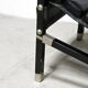 Black leather chaise longue, Eileen Gray design, 1927, France, circa 1975.