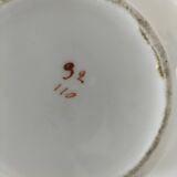Porcelain teapot with rose patterns