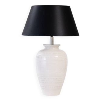 Bitossi table light white ceramic, 1970s