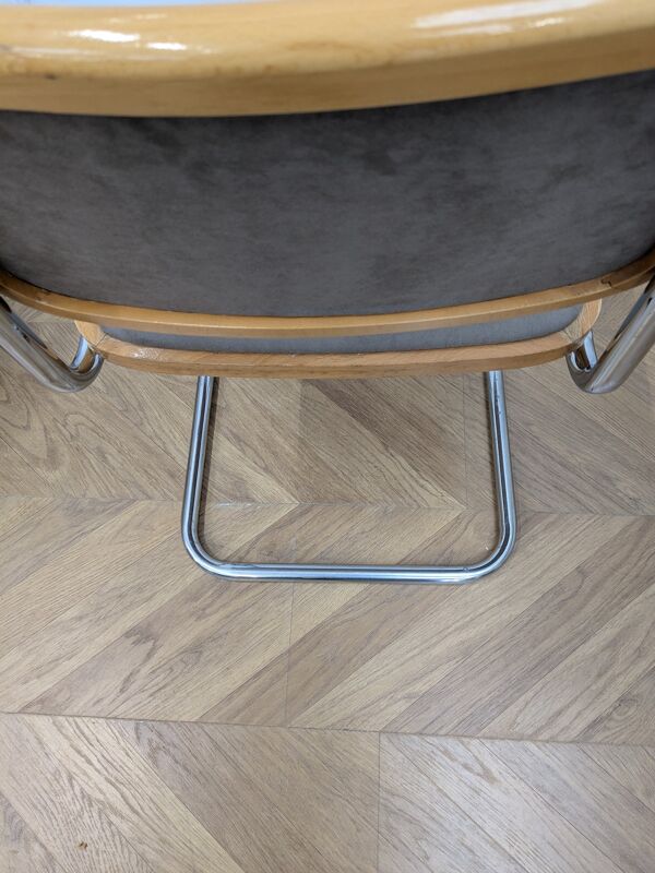 1 Chaise B32 en tissus tissu